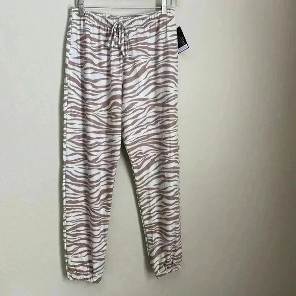 Onzie Weekend Sweatpants Camel Zebra Size M/L - Picture 2 of 10